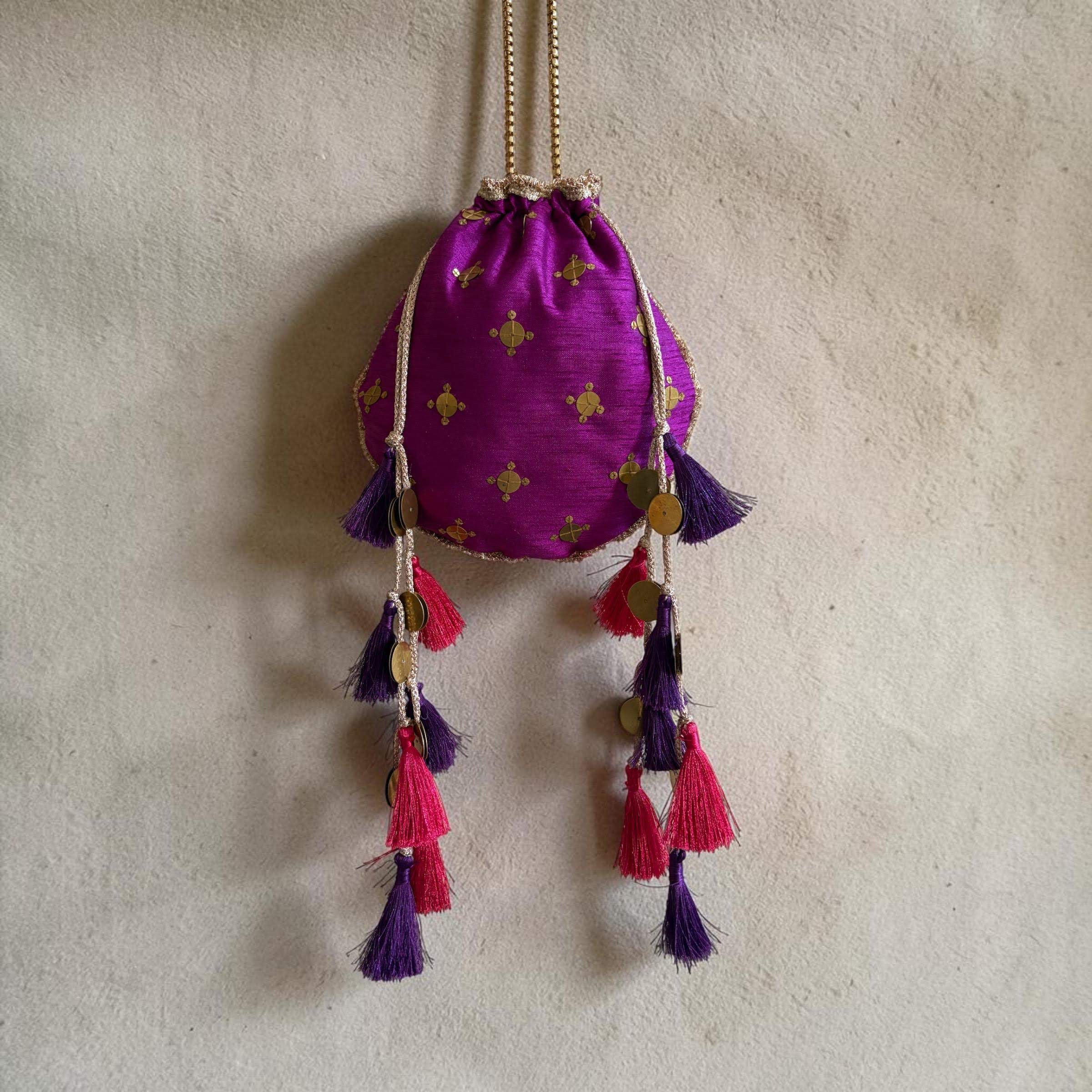 Sunshine Tassel Potli