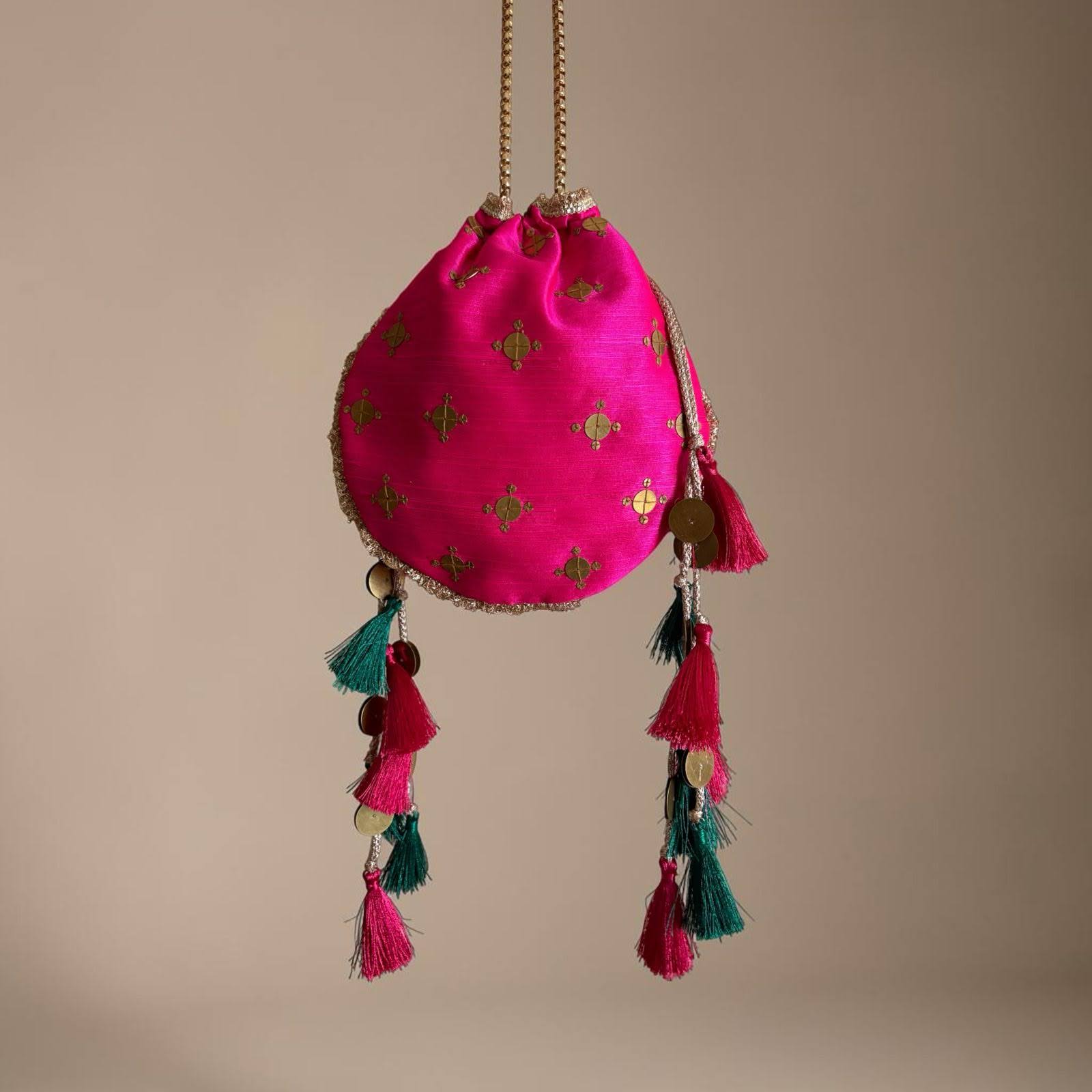 Sunshine Tassel Potli