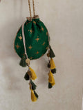 Sunshine Tassel Potli
