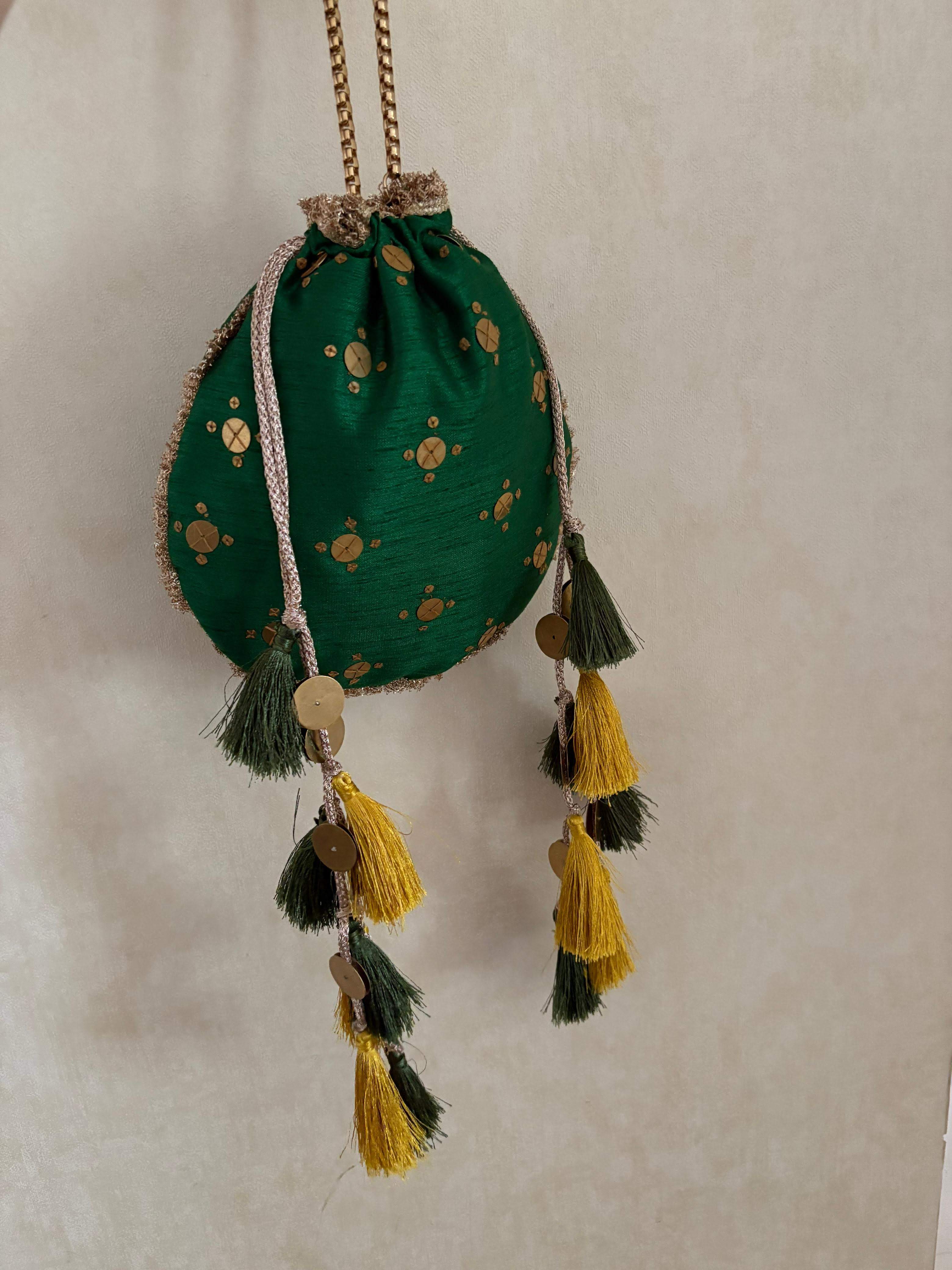 Sunshine Tassel Potli